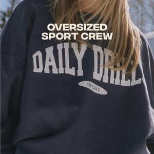 Daily Drills Oversized Sport Crew